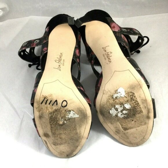 Sam Edelman Phoebe Floral Print Strappy Sandal 10 - Picture 6 of 7